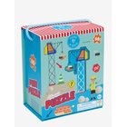 FLOSS & ROCK Shaped Puzzle 60 Pcs. - Construction - YELLOW - 30X22X6