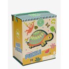 FLOSS & ROCK Shaped Puzzle 60 Pcs. - Jungle - GREEN - 30X22X6