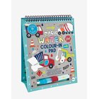 FLOSS & ROCK Construction Magic Water Easel And Pen - YELLOW - 21X26X2