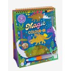 FLOSS & ROCK Dino Magic Water Easel And Pen - GREEN - 21X26X2
