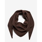 PIECES Pckomma Rib Big Triangle Scarf Noos Bc - HOT FUDGE - One Size
