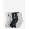 MINYMO Socks W. Pattern (5-Pack) - WILLAM GRAY - 23\26 – kuva 1