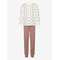 CELAVI Pyjama Set Ls - BEAVER FUR - 110 – kuva 1