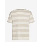 LINDBERGH Striped Oversized O-Neck Tee S/S - FAIR GREY - M