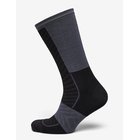 ICEBREAKER Men Merino Blend Run+ Ultralight Crew - BLACK/GRAPHITE - L