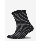 TOMMY HILFIGER Th Women Sock 2P Small Stripe - BLACK - 35-38