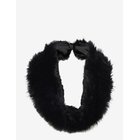 ULRIKA Fur Scarf - BLACK - One Size