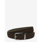 MANGO Buckle Leather Belt - BROWN - 80