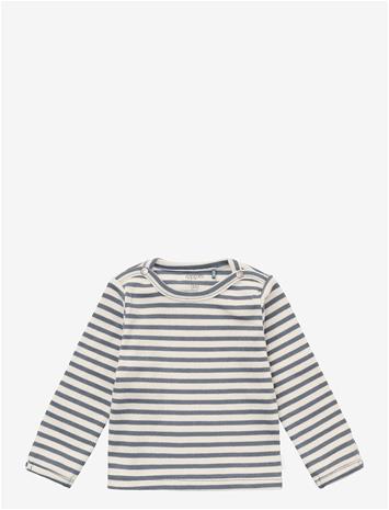 NOPPIES Tee Ls Stripe - STORMY WEATHER - 56 – kuva 1/1
