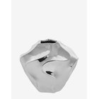 LENE BJERRE Jinia Vase 17.5X17.5X15 Cm. Silver - SILVER - 17.5X 15X 17.5 cm