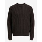 JACK & JONES Jjjaxon Knit Crew Neck - MULCH - XS
