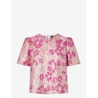 PIECES Pcamelia Ss Jaquard Top D2D Pp - RASPBERRY RADIANCE - L