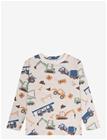 MINYMO T-Shirt Ls Aop - SEEDPEARL - 98