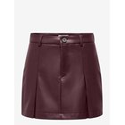 ONLY Onlniella Hw Pleat Faux Leathe Skirt Pnt - FUDGE - S