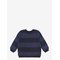 MANGO Striped Cotton-Blend Sweatshirt - NAVY - 116 – kuva 1