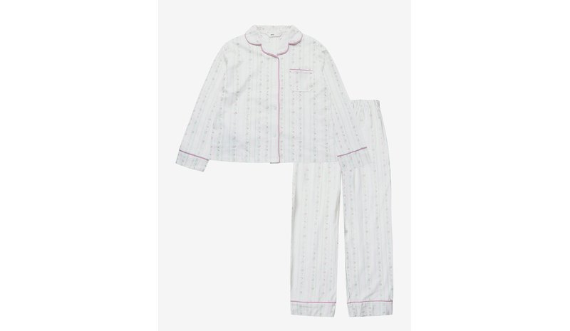 MANGO Floral-Print Pyjama Set - NATURAL WHITE - 140 – kuva 1/1