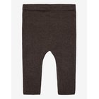 MANGO Plain Knit Leggings - DARK BROWN - 74