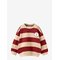 MANGO Striped Sweatshirt With Embroidered Patch - MEDIUM BROWN - 4-5 – kuva 1