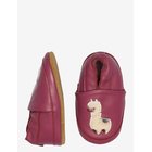 MELTON Llama Leather Slippers - RED VIOLET - 22/23