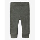 NAME IT Nbnwax Wool Rib Legging Noos - MULLED BASIL - 80