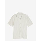 TOM TAILOR Striped Shirt - WHITE STRUCTURED STRIPE - M