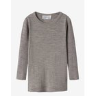 NAME IT Nmnwax Wool Rib Ls Top Noos - SATELLITE - 104