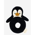 FABELAB Rattle - Penguin - BLACK BEAUTY - One Size
