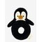 FABELAB Rattle - Penguin - BLACK BEAUTY - One Size – kuva 1