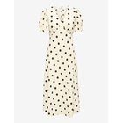 JDY Jdyaya Life S/S Midi Dress Wvn Dia - WHITECAP GRAY - L