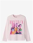 NAME IT Nkfaris Kpop Ls Nreg Top Box Lnoos Sky - CRADLE PINK - 146-152