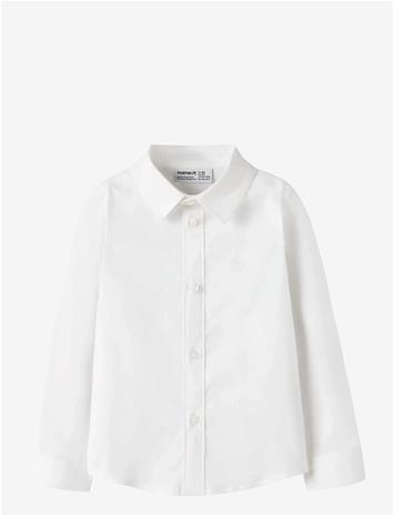 NAME IT Nmmrefrik Ls Shirt - BRIGHT WHITE - 92 – kuva 1/1