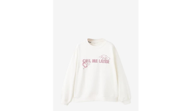 MANGO Hello Kitty Sweatshirt - NATURAL WHITE - 128 – kuva 1/1