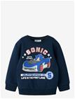 NAME IT Nmmoman Sonic Nreg Sweat Bru Sky - NAVY BLAZER - 110