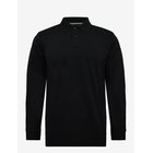 TOM TAILOR Basic Polo With Contrast - ALMOST BLACK - XXL