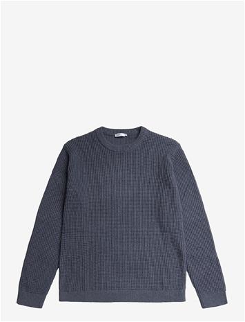 MANGO Structured Knitted Sweater - DARK BLUE - 164 – kuva 1/1