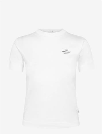 MADS NØRGAARD Dry Single Theo Tee - WHITE - 152 – kuva 3/3