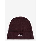 NEW BALANCE Winter Watchman Beanie Nb Patch V3 - CHERRY LEATHER - One Size