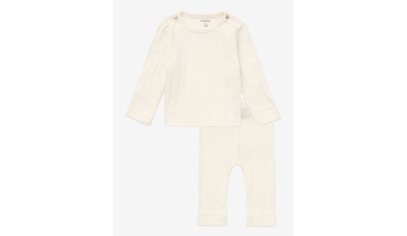 NOPPIES Set Top Ls Legging - EGRET - 74 – kuva 1/1