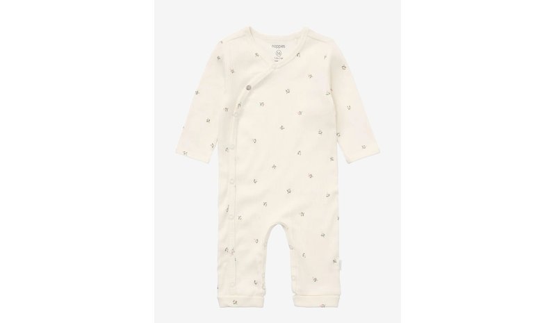 NOPPIES Playsuit Ls Aop - EGRET - 56 – kuva 1/1