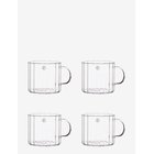 ERNST Glass Hot Drinks Rifled - CLEAR - 15 CL