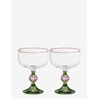 ANNA + NINA Evy Cocktail Glass Set Of 2 - MULTICOLOR - One Size