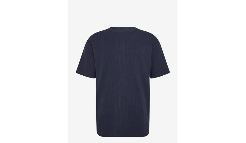 SOLID Sddanton Waffle Tee - INSIGNIA BLUE - L – kuva 1/1