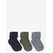 MP DENMARK Wool Rib Baby Socks - 3-Pack - OLIVINE - 19/21 – kuva 1
