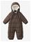 MANGO Quilted Zip-Up Jumper - DARK BROWN - 1-3M – kuva 1