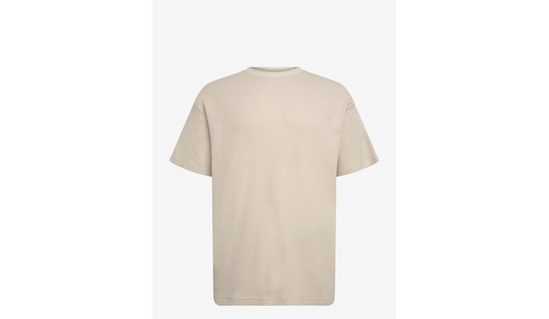 SOLID Sddanton Waffle Tee - OATMEAL - M – kuva 1/1