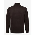TOM TAILOR Basic Turtle Neck Knit - DARK CHOCOLATE BROWN MELANGE - XXL