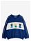 MINI RODINI Minibabies Panel Sweatshirt - BLUE - 104/110 – kuva 1