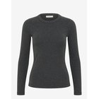 INWEAR Dagnaiw Melange T-Shirt Ls - DARK GREY MELANGE - XXL
