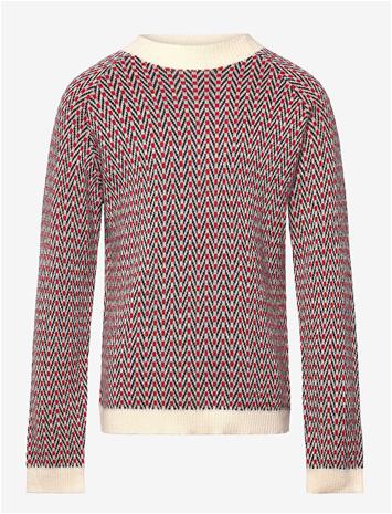 FUB Herringbone Sweater - ECRU - 100 – kuva 1/1