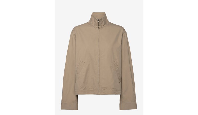 WEEKDAY Cotton Jacket - BEIGE MEDIUM DUSTY - M – kuva 1/1